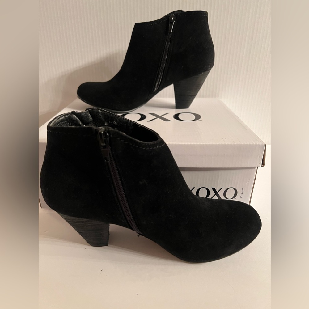 Xoxo Amberly Black Booties Size 8